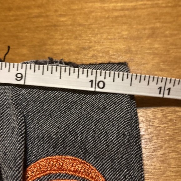 Girls Toddlers Boutique Brand Size 2XL Cuffed Embroidered Jeans - Picture 7 of 8